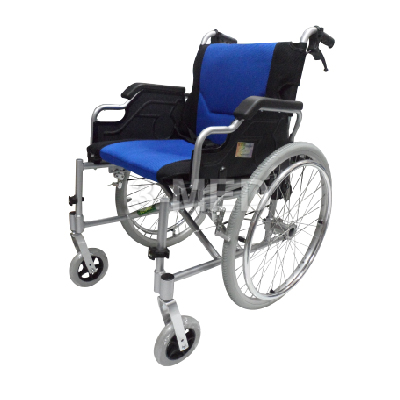 EAL-M628 - 18"座闊鋁制後翻式扶手輪椅